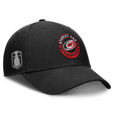 Бейсболка Carolina Hurricanes Fanatics Black 2026 Stanley Cup Champions Structured