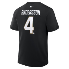 Футболка Vegas Golden Knights Rasmus Andersson Fanatics Black Authentic Stack Name & Number Футболка Vegas Golden Knights Rasmus Andersson Fanatics Black Authentic Stack Name & Number