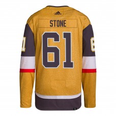 Игровая джерси Mark Stone Vegas Golden Knights adidas 2023 Stanley Cup Final Home - Gold