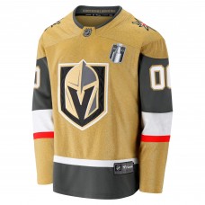 Именная джерси Vegas Golden Knights 2023 Stanley Cup Final Home Breakaway - Gold