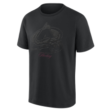 Men’s Colorado Avalanche Fanatics Blackout Heavyweight T-Shirt Men’s Colorado Avalanche Fanatics Blackout Heavyweight T-Shirt