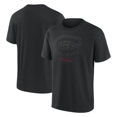 Футболка Men’s Montreal Canadiens Fanatics Blackout Heavyweight