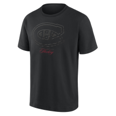 Футболка Men’s Montreal Canadiens Fanatics Blackout Heavyweight Футболка Men’s Montreal Canadiens Fanatics Blackout Heavyweight
