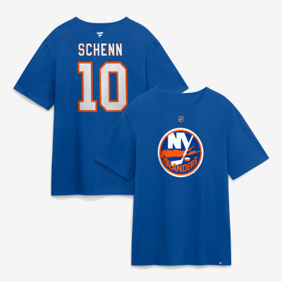New York Islanders Brayden Schenn Fanatics Royal Authentic Stack Name & Number T-Shirt