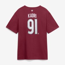 Colorado Avalanche Nazem Kadri Fanatics Burgundy Authentic Stack Name & Number T-Shirt Colorado Avalanche Nazem Kadri Fanatics Burgundy Authentic Stack Name & Number T-Shirt