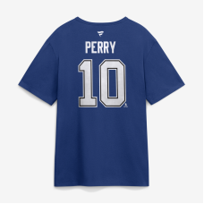 Футболка Tampa Bay Lightning Corey Perry Fanatics Blue Authentic Stack Name & Number Футболка Tampa Bay Lightning Corey Perry Fanatics Blue Authentic Stack Name & Number