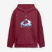 Colorado Avalanche Nazem Kadri Fanatics Burgundy Authentic Stack Name & Number Hoodie