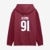 Colorado Avalanche Nazem Kadri Fanatics Burgundy Authentic Stack Name & Number Hoodie