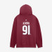 Colorado Avalanche Nazem Kadri Fanatics Burgundy Authentic Stack Name & Number Hoodie