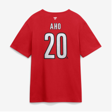 Футболка Carolina Hurricanes Sebastian Aho Fanatics Red 2026 Stanley Cup Final Name & Number
