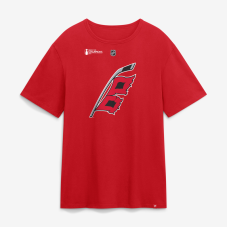 Футболка Carolina Hurricanes Seth Jarvis Fanatics Red 2026 Stanley Cup Champions Authentic Stack Name & Number