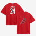 Женская Футболка Carolina Hurricanes Seth Jarvis Fanatics Red 2026 Stanley Cup Champions Authentic Stack Name & Number