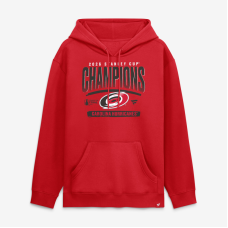 Толстовка Carolina Hurricanes Fanatics Red 2026 Stanley Cup Champions Signature Roster