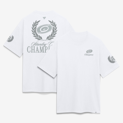 Футболка Carolina Hurricanes Fanatics White 2026 Stanley Cup Champions USA 250 Heavyweight