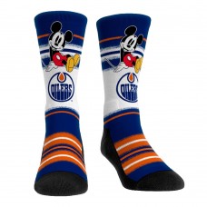 Mickey Mouse Edmonton Oilers Rock Em Socks Unisex Three-Pack Crew Socks Set - Navy