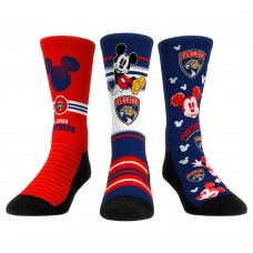 Носки Три пары носков Mickey Mouse Florida Panthers Rock Em Unisex - Navy