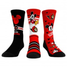 Три пары носков Mickey Mouse Ottawa Senators Rock Em Unisex - Red