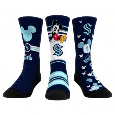 Три пары носков Mickey Mouse Seattle Kraken Rock Em Unisex - Deep Sea Blue