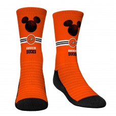 Mickey Mouse Anaheim Ducks Rock Em Socks Youth Three-Pack Crew Socks Set - Orange