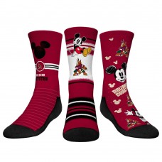 Три пары носков Mickey Mouse Arizona Coyotes Rock Em Youth - Garnet