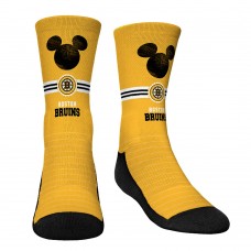 Три пары носков Mickey Mouse Boston Bruins Rock Em Youth - Gold