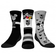 Носки Три пары носков Mickey Mouse Los Angeles Kings Rock Em Youth - Black