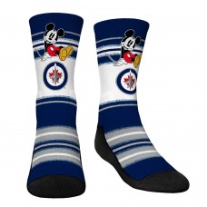 Три пары носков Mickey Mouse Winnipeg Jets Rock Em Youth - Navy