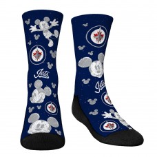 Три пары носков Mickey Mouse Winnipeg Jets Rock Em Youth - Navy