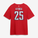 Футболка Washington Capitals Jordan Kyrou Fanatics Red Authentic Stack Name & Number