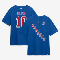 Футболка New York Rangers J.T. Miller Fanatics Blue Authentic Stack Name & Number Футболка New York Rangers J.T. Miller Fanatics Blue Authentic Stack Name & Number