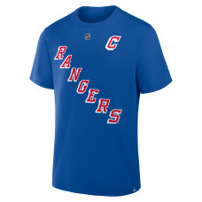 Футболка New York Rangers J.T. Miller Fanatics Blue Authentic Stack Name & Number Футболка New York Rangers J.T. Miller Fanatics Blue Authentic Stack Name & Number