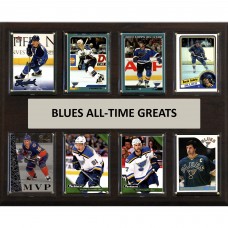 St. Louis Blues 12 x 15 Trading Card Plaque