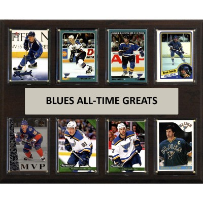 St. Louis Blues 12 x 15 Trading Card Plaque