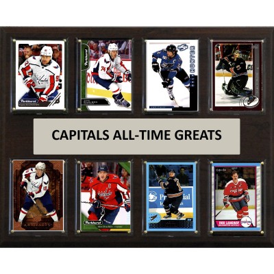 Washington Capitals 12 x 15 Trading Card Plaque