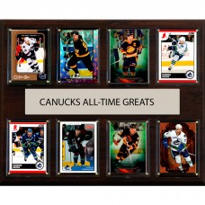 Vancouver Canucks 12 x 15 Trading Card Plaque