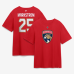 Футболка Florida Panthers Jacob Markstrom Fanatics Red Authentic Stack Name & Number