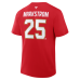 Футболка Florida Panthers Jacob Markstrom Fanatics Red Authentic Stack Name & Number