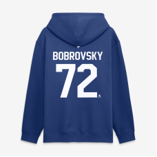Толстовка Sergei Bobrovsky Toronto Maple Leafs Fanatics Authentic Stack Name & Number - Blue