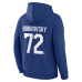 Толстовка Sergei Bobrovsky Toronto Maple Leafs Fanatics Authentic Stack Name & Number - Blue