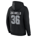 Толстовка Los Angeles Kings Mats Zuccarello Fanatics Black Authentic Stack Name & Number