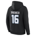 Толстовка Utah Mammoth Vincent Trocheck Fanatics Black Authentic Stack Name & Number