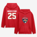 Толстовка Florida Panthers Jacob Markstrom Fanatics Red Authentic Stack Name & Number