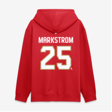 Толстовка Florida Panthers Jacob Markstrom Fanatics Red Authentic Stack Name & Number Толстовка Florida Panthers Jacob Markstrom Fanatics Red Authentic Stack Name & Number