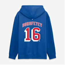 Толстовка New York Rangers Pavel Dorofeyev Fanatics Blue Authentic Stack Name & Number Толстовка New York Rangers Pavel Dorofeyev Fanatics Blue Authentic Stack Name & Number