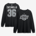 Футболка с длинным рукавом Los Angeles Kings Mats Zuccarello Fanatics Black Authentic Stack Name & Number Футболка с длинным рукавом Los Angeles Kings Mats Zuccarello Fanatics Black Authentic Stack Name & Number