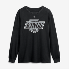 Футболка с длинным рукавом Los Angeles Kings Mats Zuccarello Fanatics Black Authentic Stack Name & Number