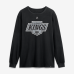 Футболка с длинным рукавом Los Angeles Kings Mats Zuccarello Fanatics Black Authentic Stack Name & Number