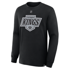 Футболка с длинным рукавом Los Angeles Kings Mats Zuccarello Fanatics Black Authentic Stack Name & Number