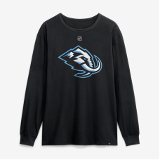 Футболка с длинным рукавом Utah Mammoth Vincent Trocheck Fanatics Black Authentic Stack Name & Number