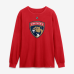 Футболка с длинным рукавом Florida Panthers Radko Gudas Fanatics Red Authentic Stack Name & Number